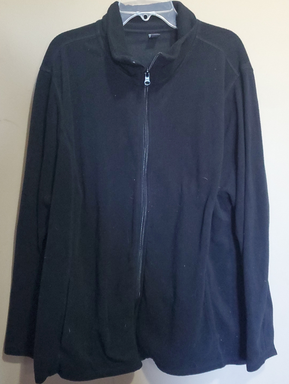 Classic Black Full-Zip Women's Jacket Size 1x